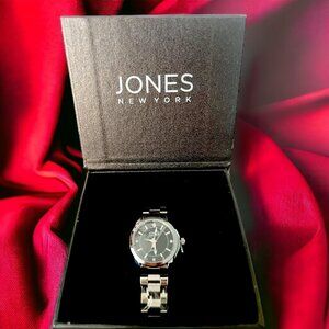 Jones New York Women’s Silver Stainless Steel Watch New In Box